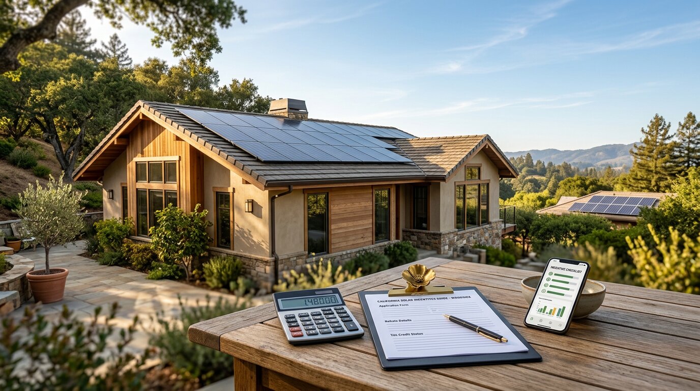 California Solar Incentives Every Woodside Resident Should Explore